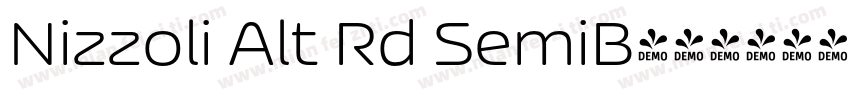 Nizzoli Alt Rd SemiB字体转换